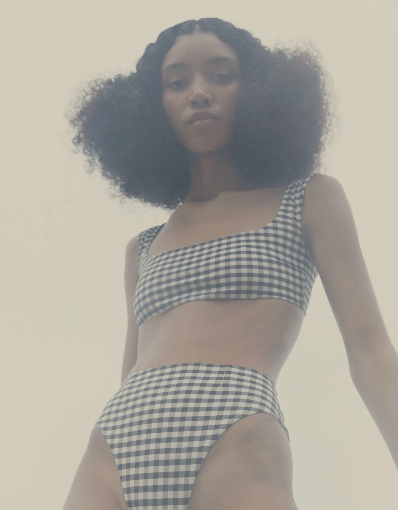 Brigitte Bikini Top in Vichy
