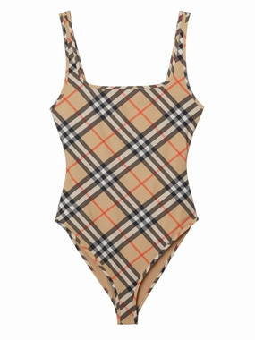 Burberry Women's Check-Pattern Swimsuit