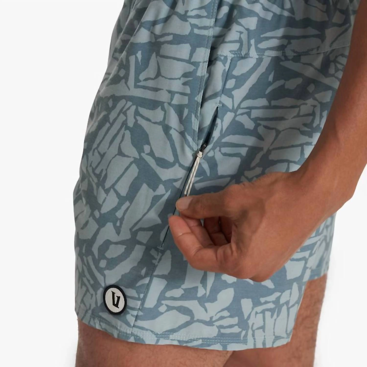 Cape Shorts In Ether Terrazzo