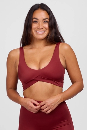 Cayla Bikini Top -  Garnet