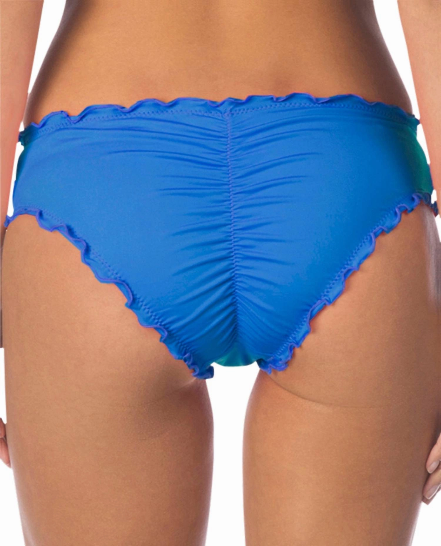 Cheeky Bikini Bottom In Frill Of It Periwinkle