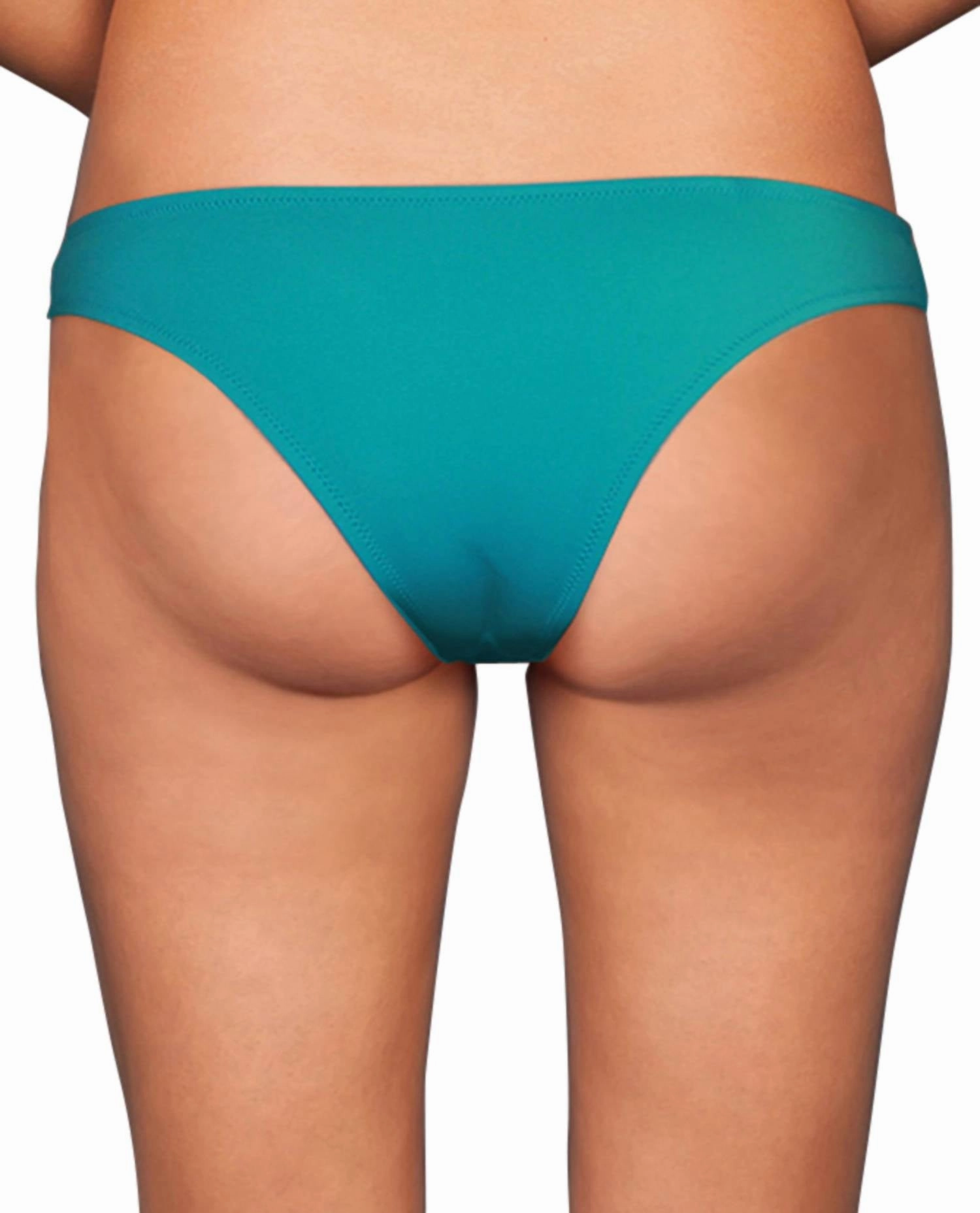Cheeky Bikini Bottom In Peacock