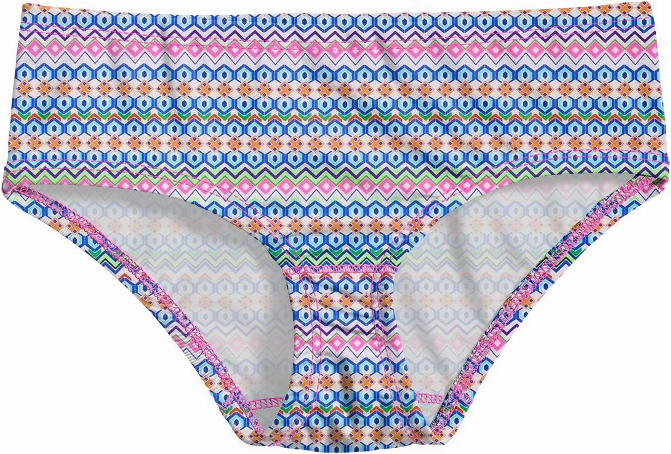 City Threads Girls Swim Brief Bottom UPF 50  Bathing Suit Soft Comfortable Durable Made in USA