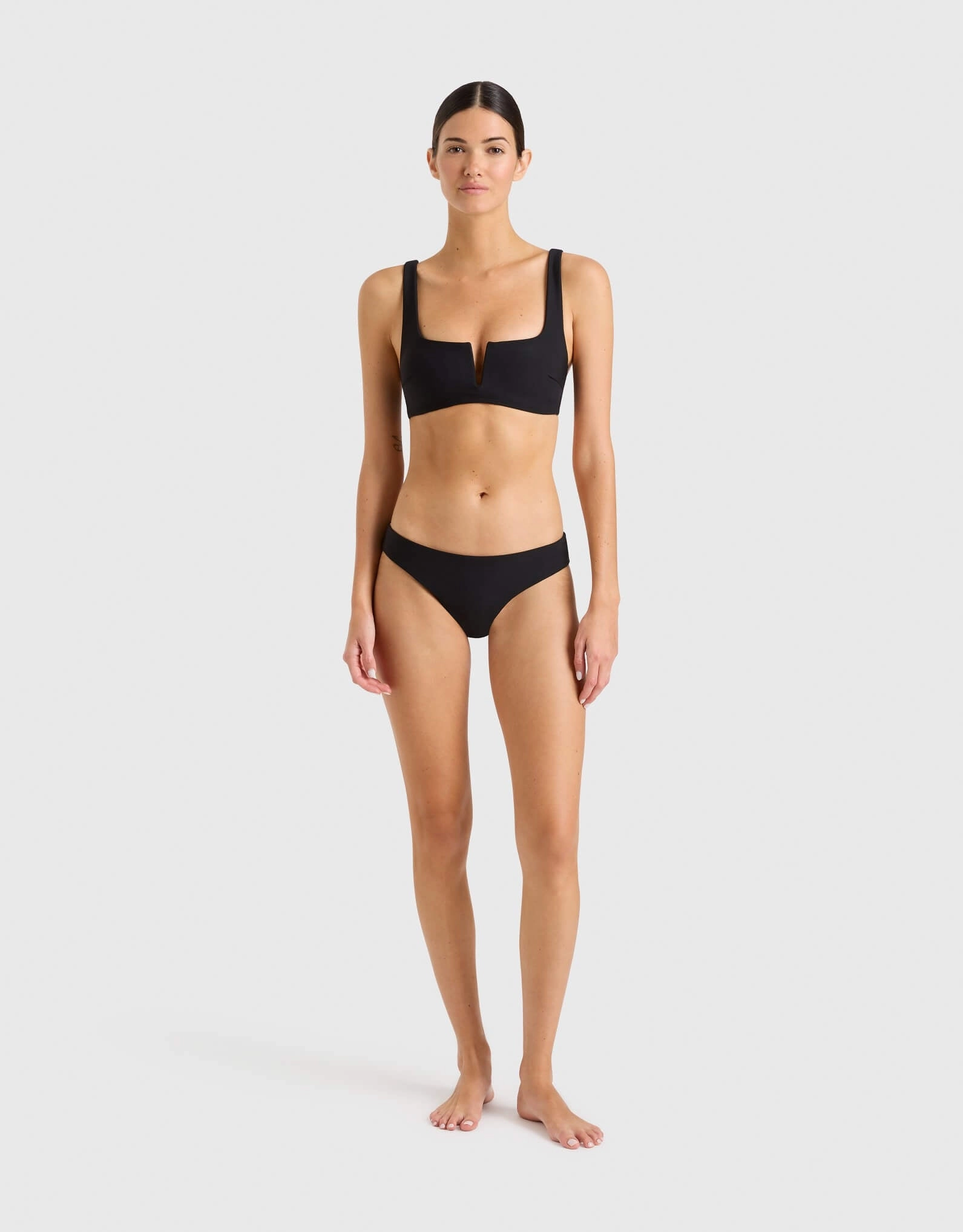 Clio Bikini Top Black, B-DD Cups