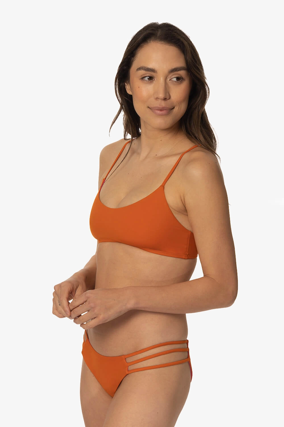 Cloud Break Bikini Bottom - Ginger