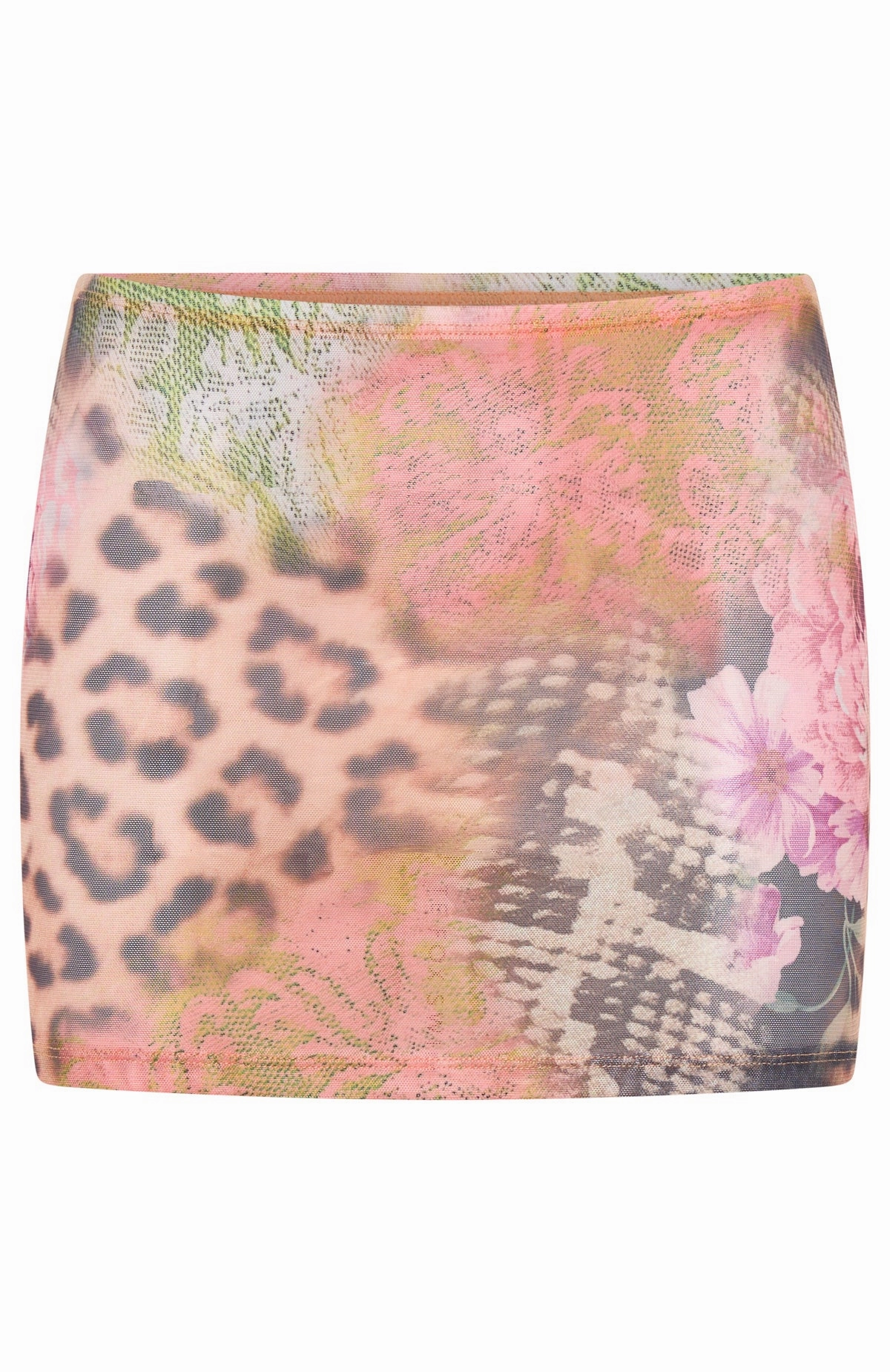 Coastal Breeze Mini Skirt Safari Bloom