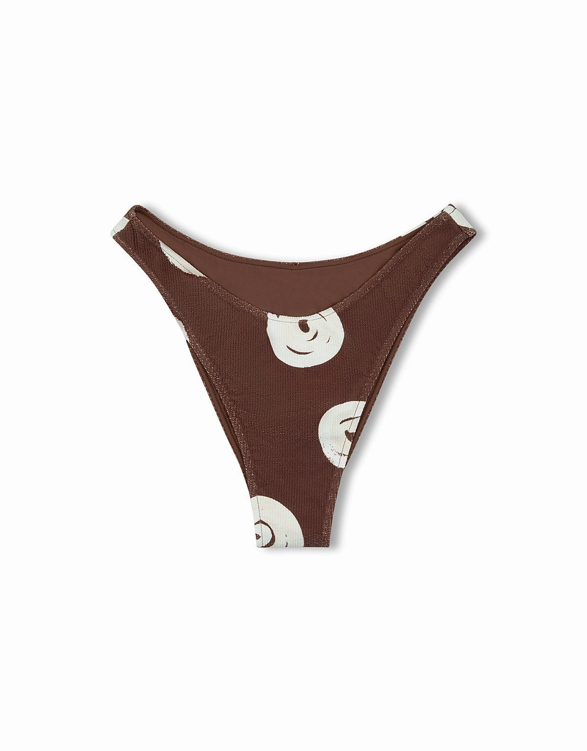 Cocoa Swirl Textured Curve Bikini Brief