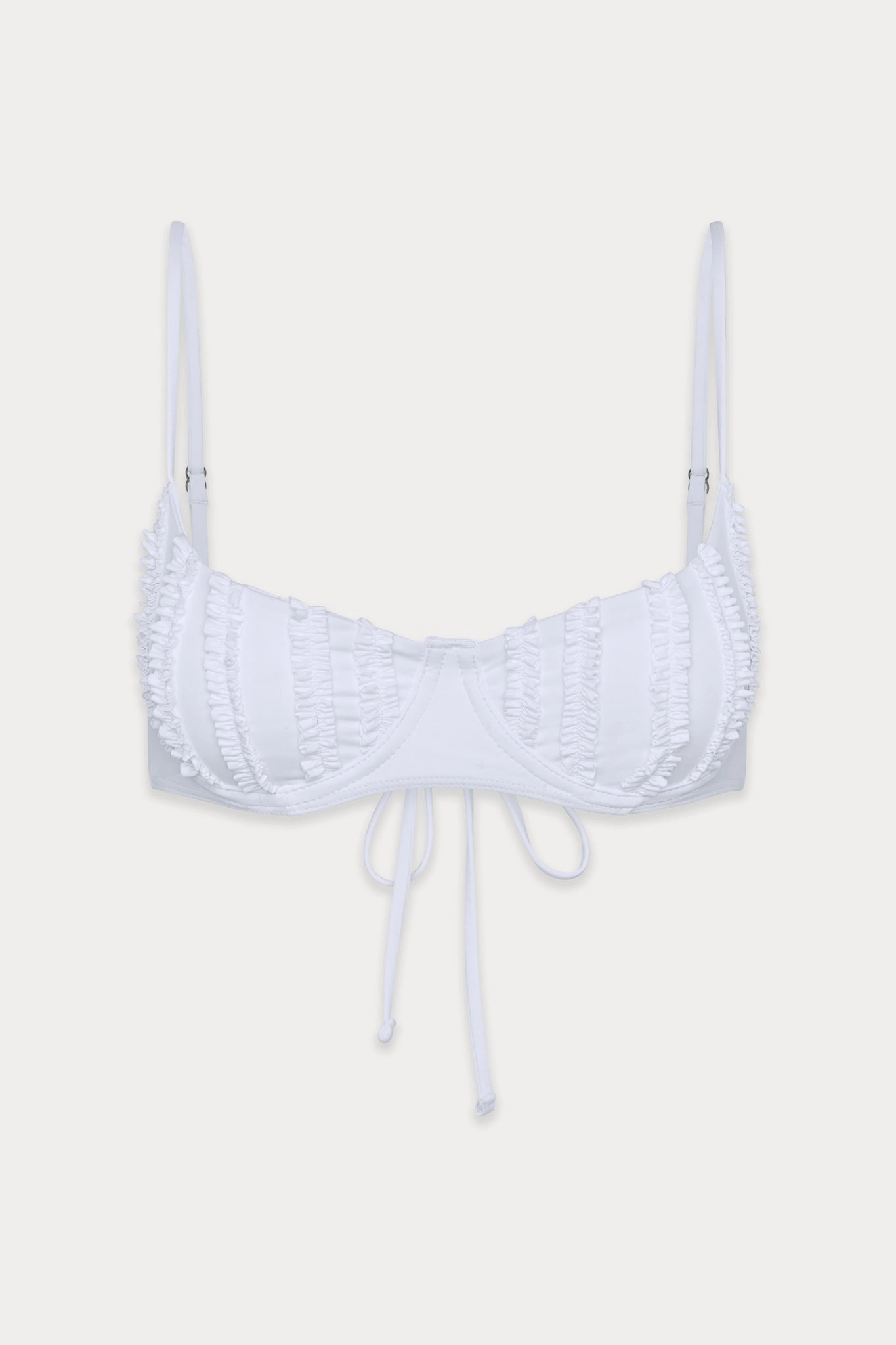 Cola Underwire Bikini Top - Optic White