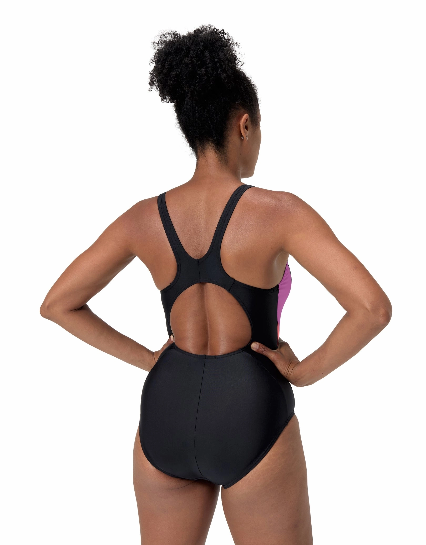 Colourblock 2.0 Swimsuit - Black/Pink