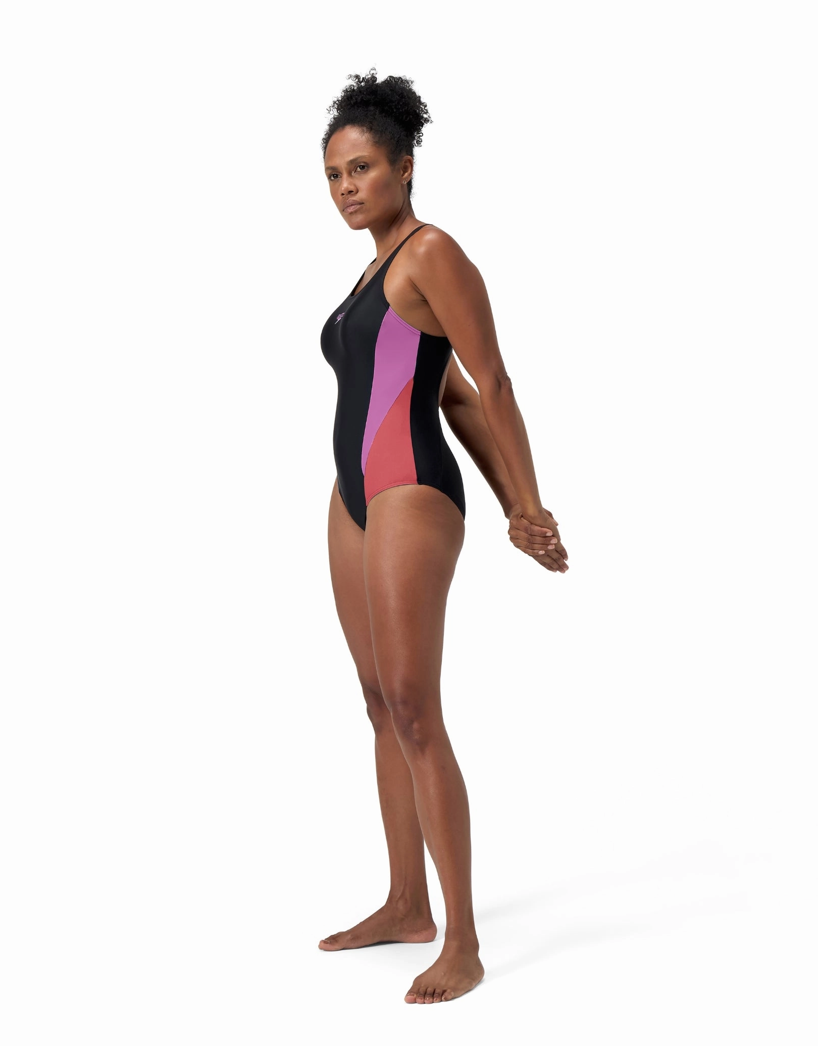 Colourblock 2.0 Swimsuit - Black/Pink