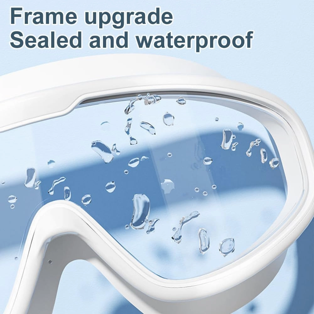 Continuity Goggles,High-Definition Large Frame Waterproof and Anti-Fog Swimming Goggles for Adult 