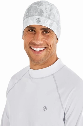 Coolibar UPF 50  Unisex Aqua Sun Skully Cap - Sun Protective