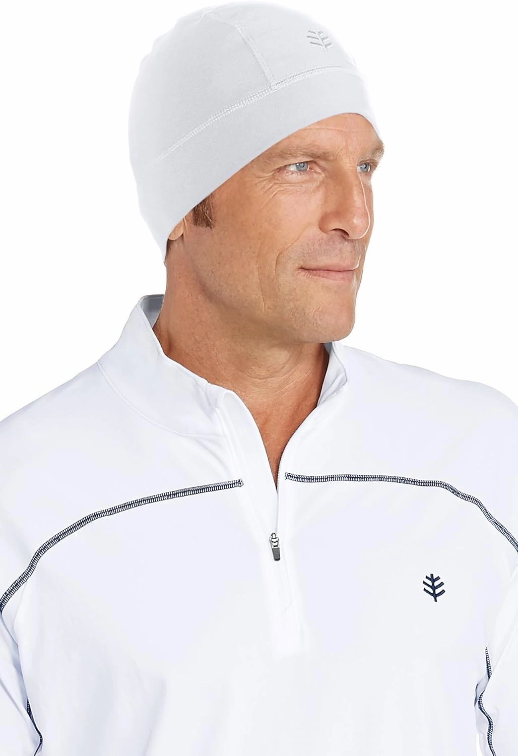 Coolibar UPF 50  Unisex Aqua Sun Skully Cap - Sun Protective