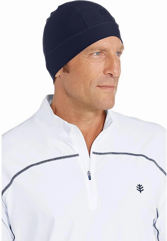 Coolibar UPF 50  Unisex Aqua Sun Skully Cap - Sun Protective