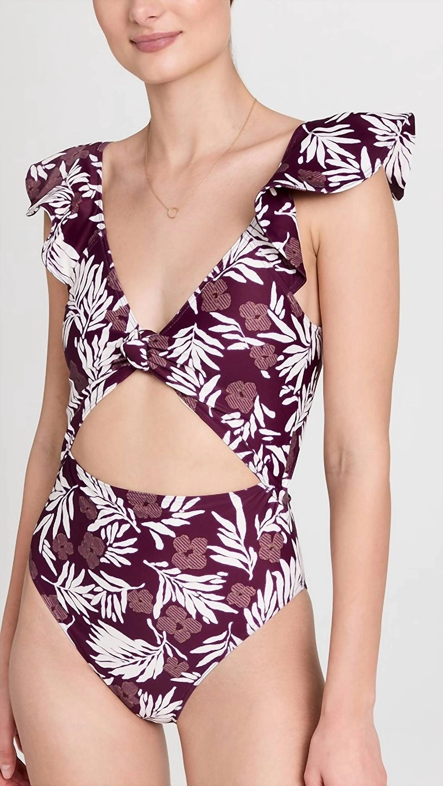 Coraline One Piece In Midnight Plum