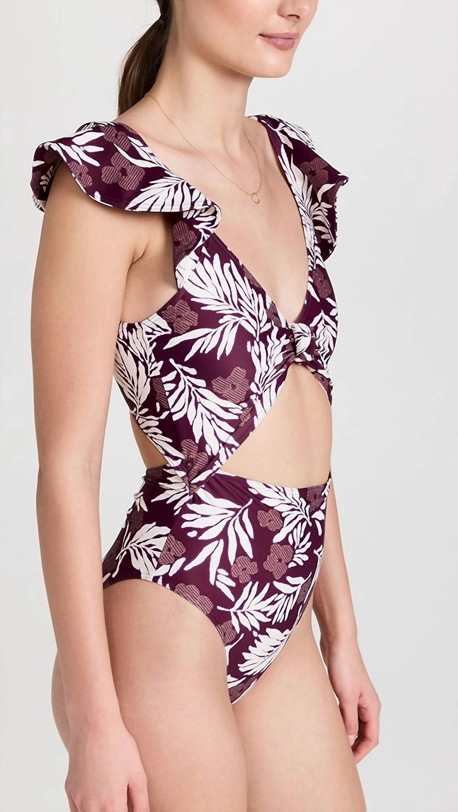 Coraline One Piece In Midnight Plum