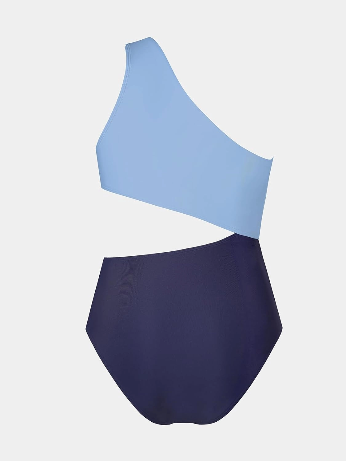 CUPSHE Women's One Piece Swimsuit One Shoulder Bathing Suit Cutout Color Block Swimwear