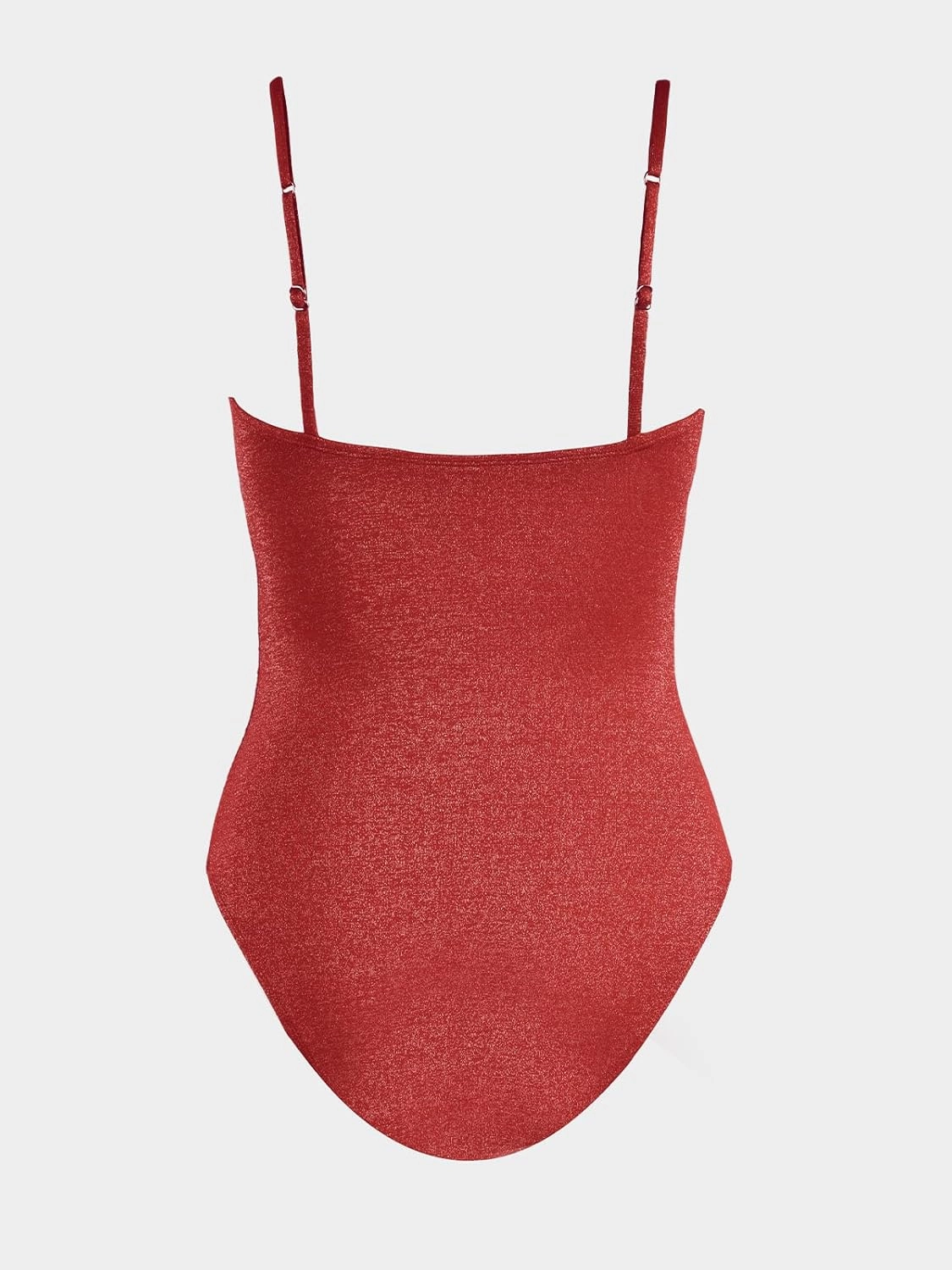 CUPSHE Women's One Piece Swimsuit Tummy Control Square Neck Bathing Suit Ruched Adjustable Straps