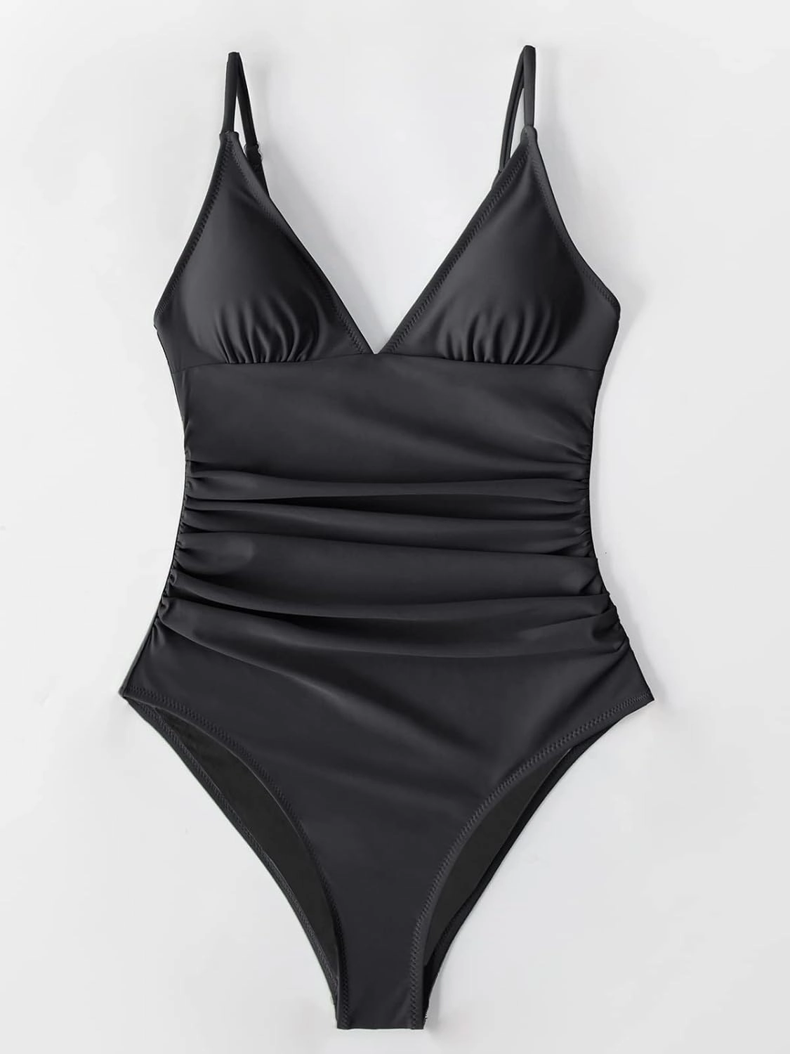 CUPSHE Women's One Piece Swimsuit Tummy Control V Neck Bathing Suits
