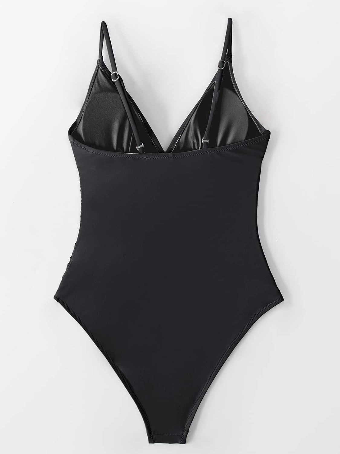 CUPSHE Women's One Piece Swimsuit Tummy Control V Neck Bathing Suits