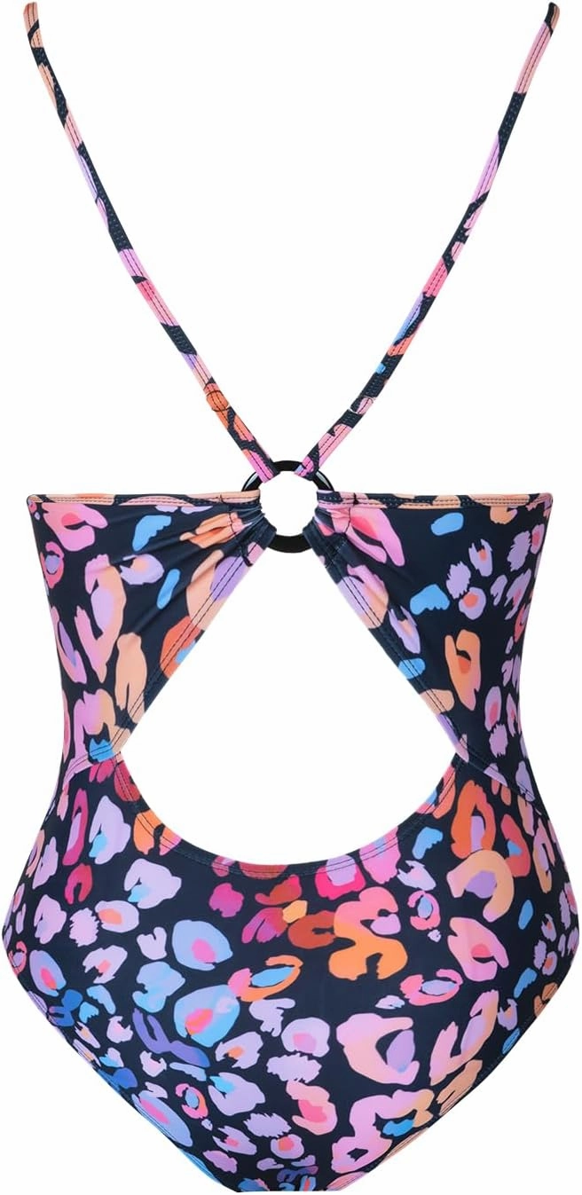 CUPSHE Women's One Piece Swimsuits Bathing Suits Cutout V Neck Tummy Control Adjustable Straps O Ring