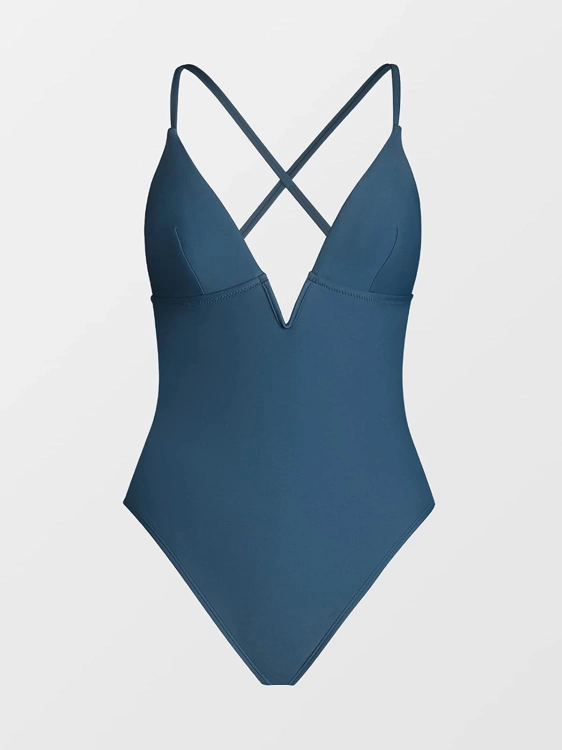 CUPSHE Women Swimsuit One Piece Bathing Suit Deep V Neck Crisscross Back Adjustable Strap