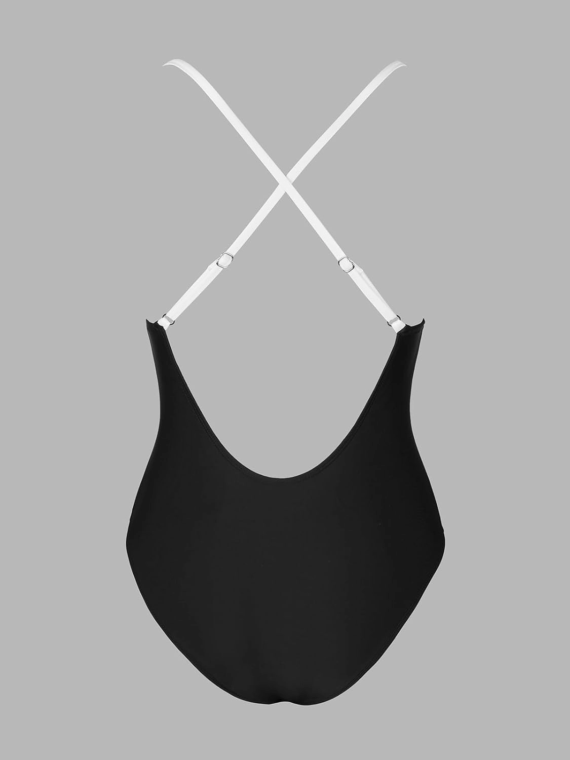 CUPSHE Women Swimsuit One Piece Bathing Suit Deep V Neck Crisscross Back Adjustable Strap
