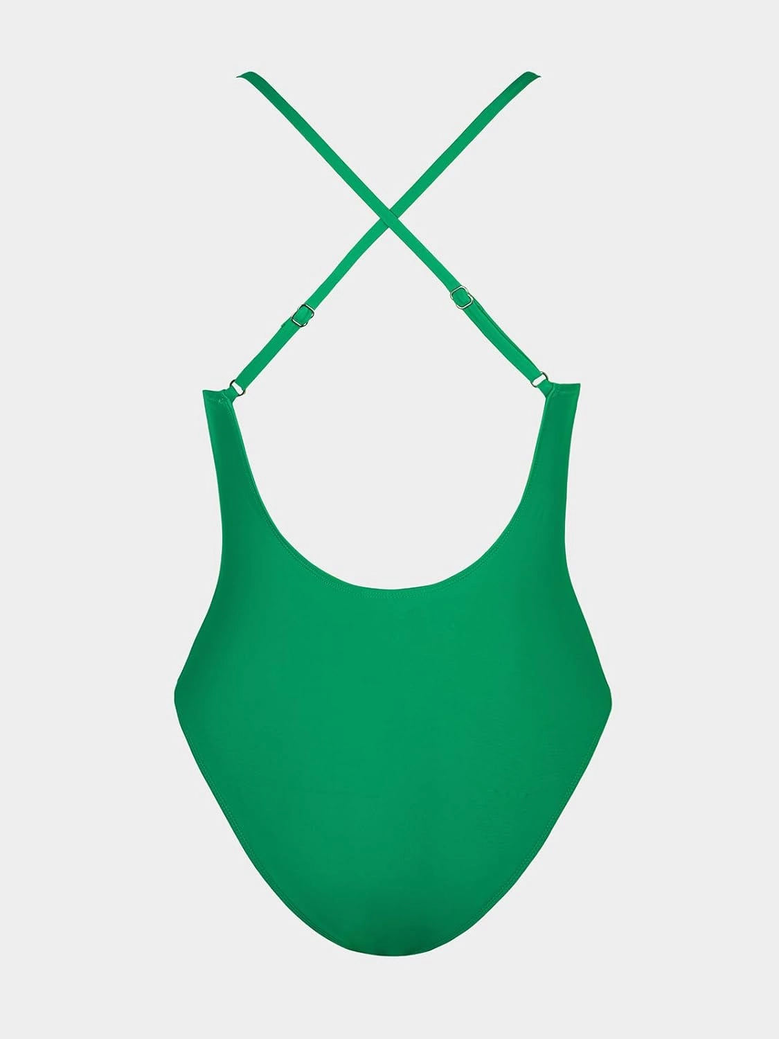 CUPSHE Women Swimsuit One Piece Bathing Suit Deep V Neck Crisscross Back Adjustable Strap
