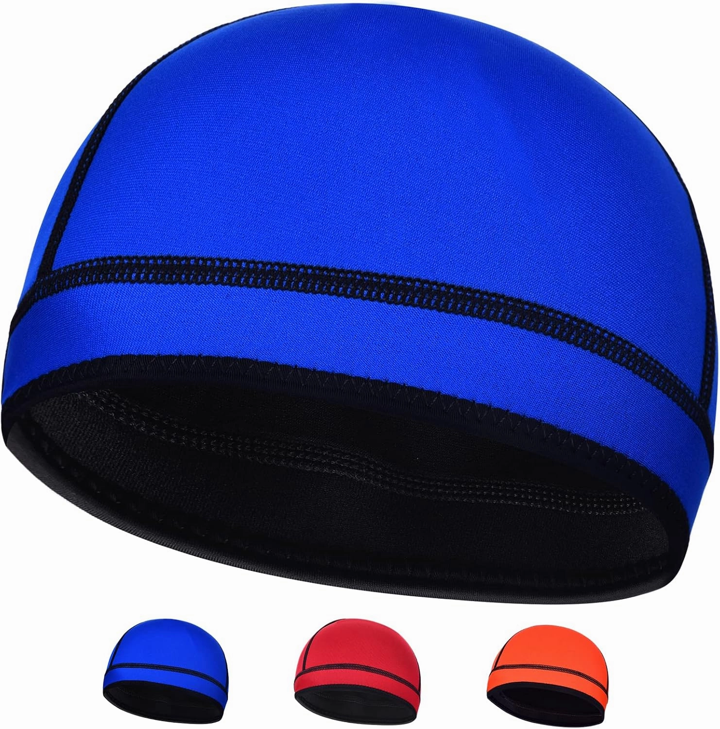 DEHAI Neoprene Diving Hood Wetsuit Swimming Caps for Womens Mens Youth, 2mm 3mm Thermal Water Beanie Hat Keep Long Hair Dry for Curly Locs Braids