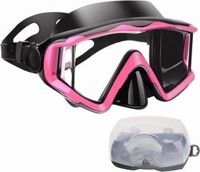 Diving mask Anti-Fog Swimming Snorkel mask Suitable for Adults Scuba Dive Swim Snorkeling Goggles Masks