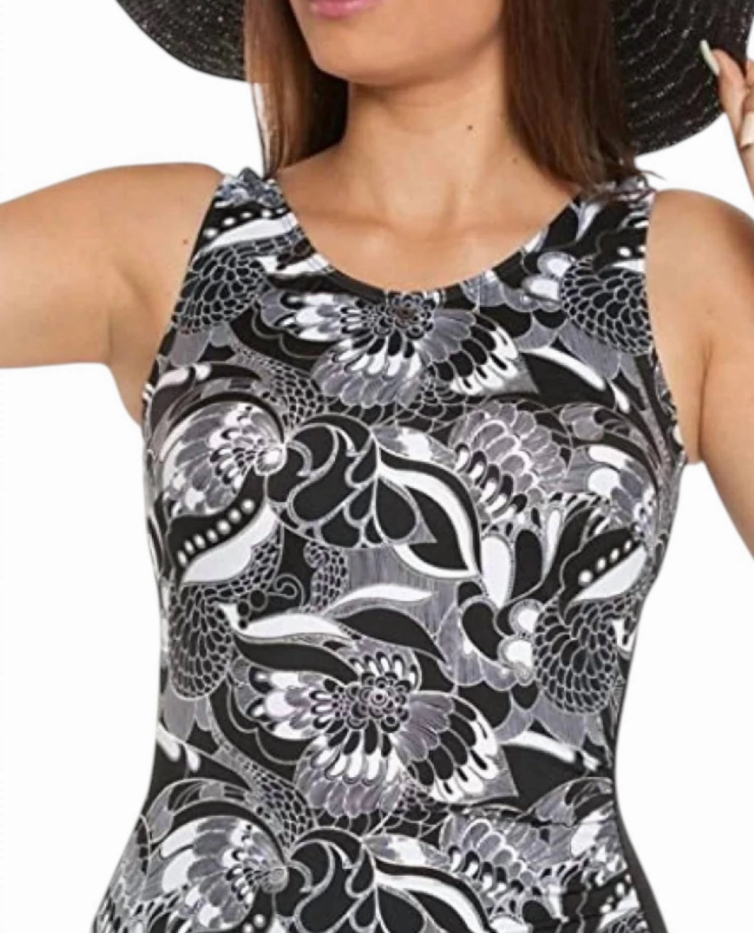 Dominica Printed Drape One Piece Swimsuit In Lif Dominica