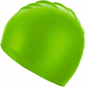 Doovid Swim Caps for Women Men Waterproof Silicone Ear Protection Long Hair High Elasticity Swimming Cap