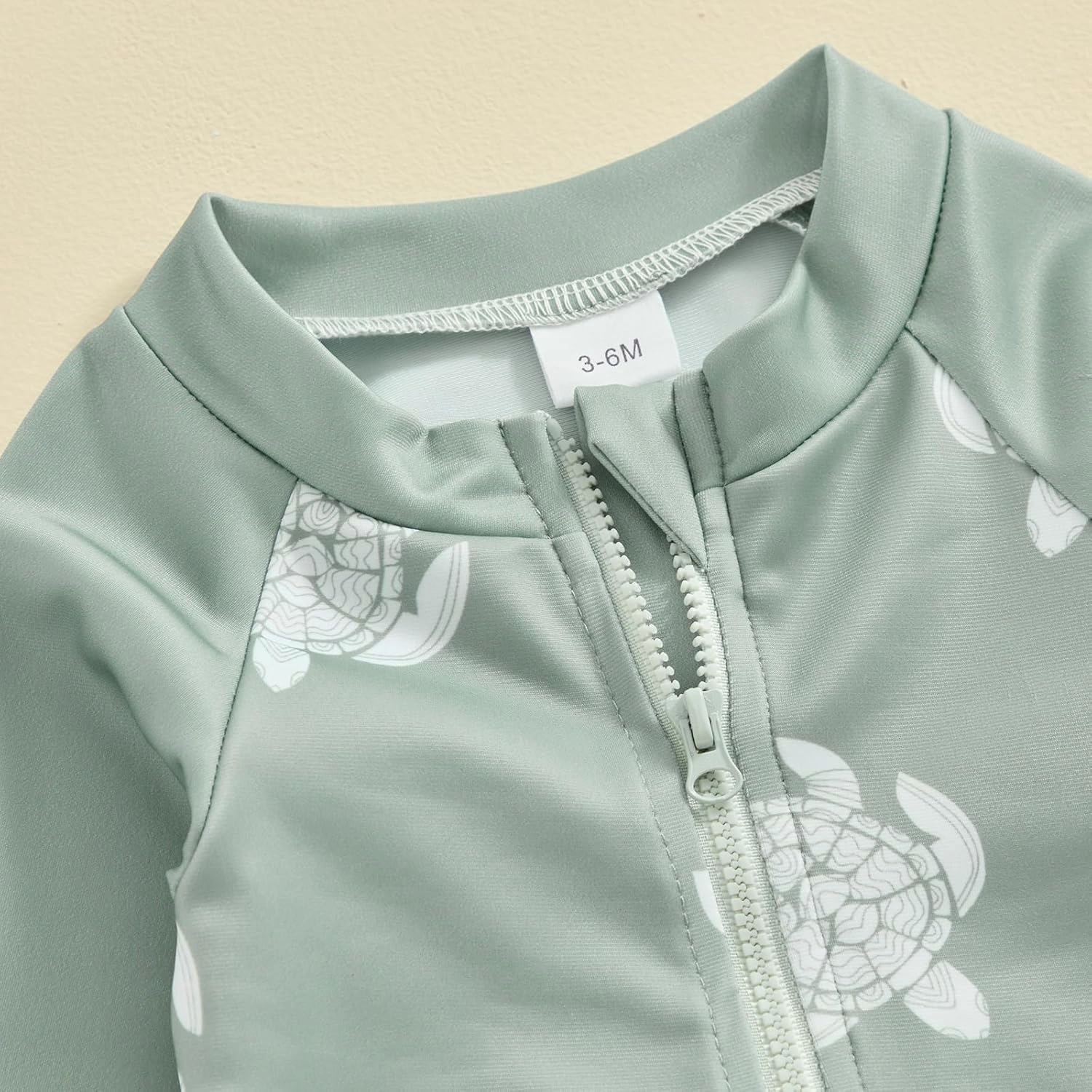 DuAnyozu Baby Boys Swimsuit Long Sleeve Rash Guard Swimwear Baby Boy Swim Trunk with Hat Toddler 4th of July Bathing Suit