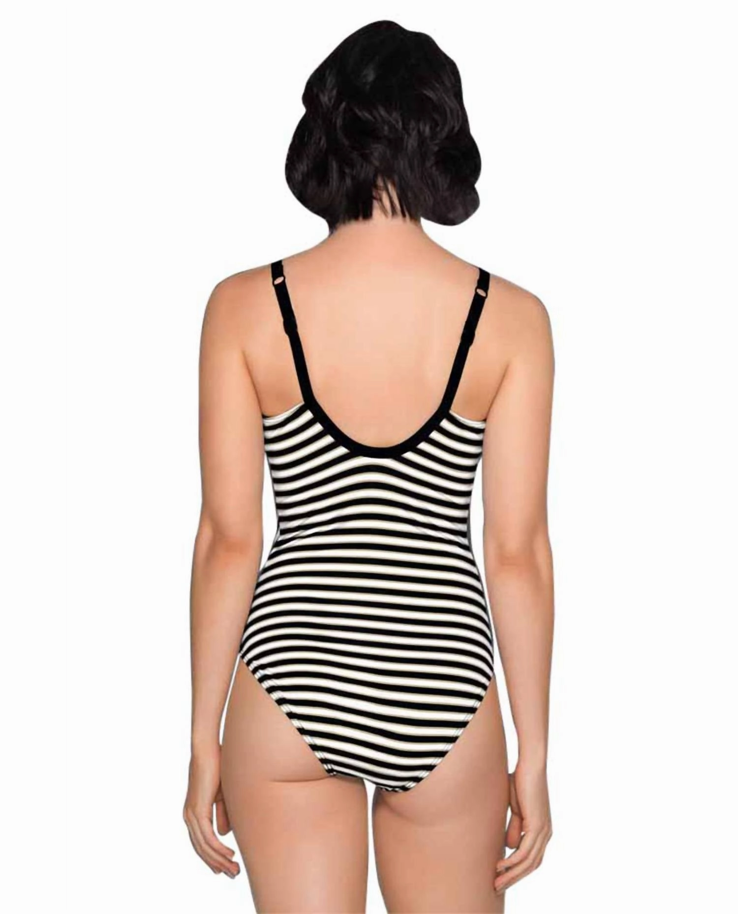 E/f Cup Underwire One Piece Swimsuit In Australia Profile Black
