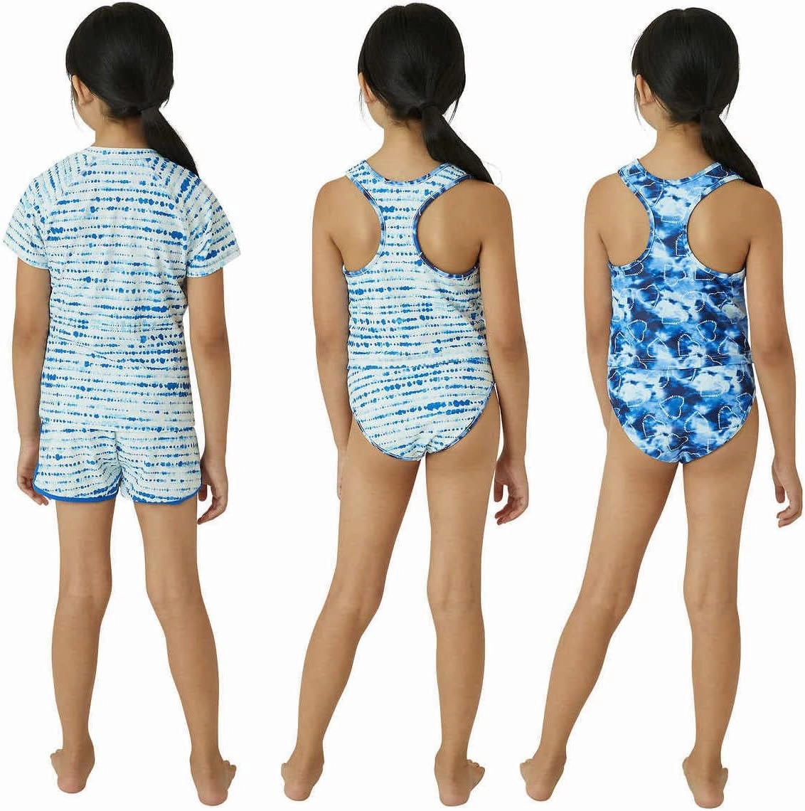 Eddie Bauer Little Girl's 4-Piece Mix & Match Swim Set