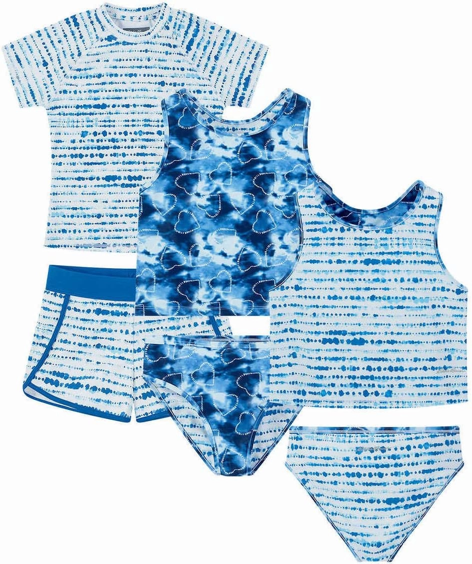 Eddie Bauer Little Girl's 4-Piece Mix & Match Swim Set