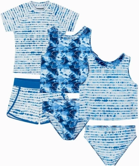 Eddie Bauer Little Girl's 4-Piece Mix & Match Swim Set