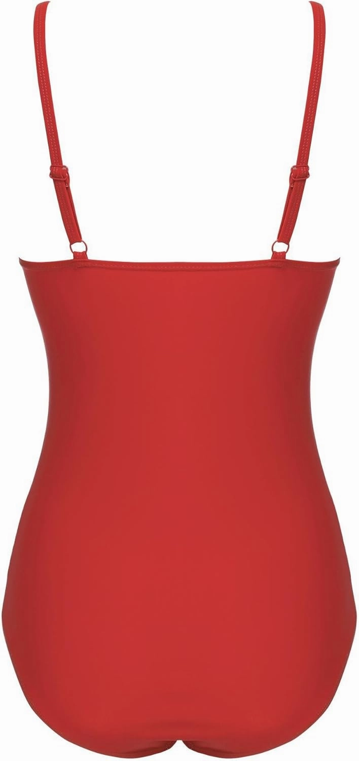 Ekouaer Women's One Piece Swimsuit Ruched Tummy Control Bathing Suits Vintage Retro Push Up Swimwear