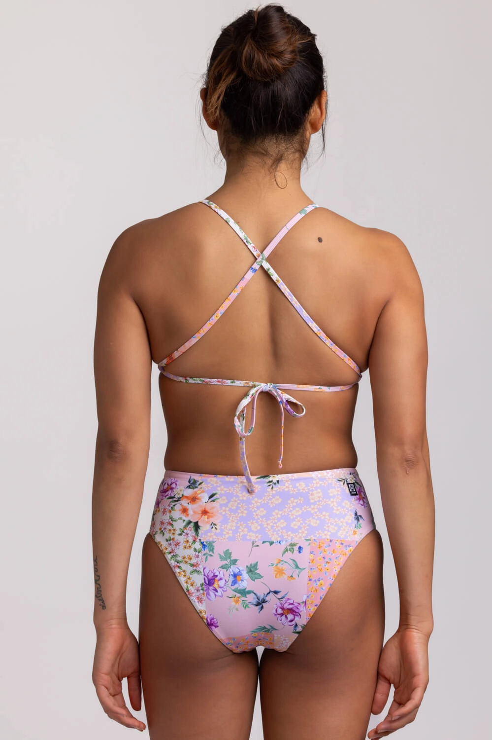 Elzie Bikini Bottom - Cottage Patch