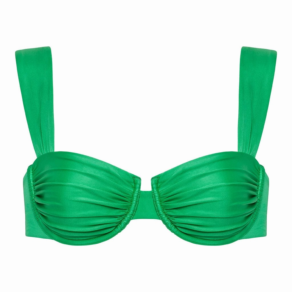 Emerald Shimmer Bella Bikini Top