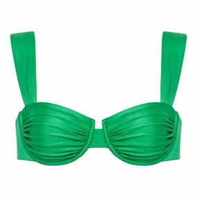 Emerald Shimmer Bella Bikini Top
