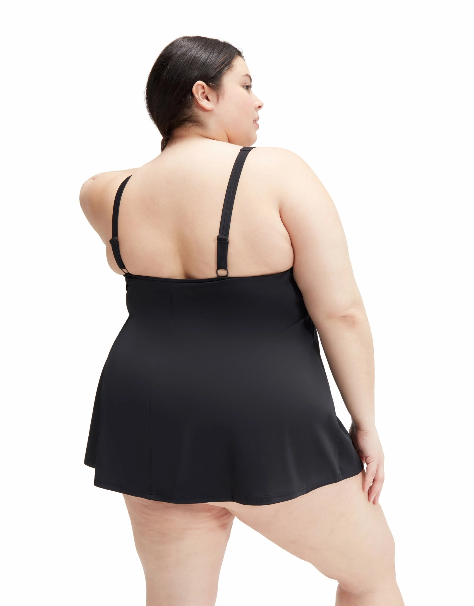 Essential Swim Dress - Black/Plus Size