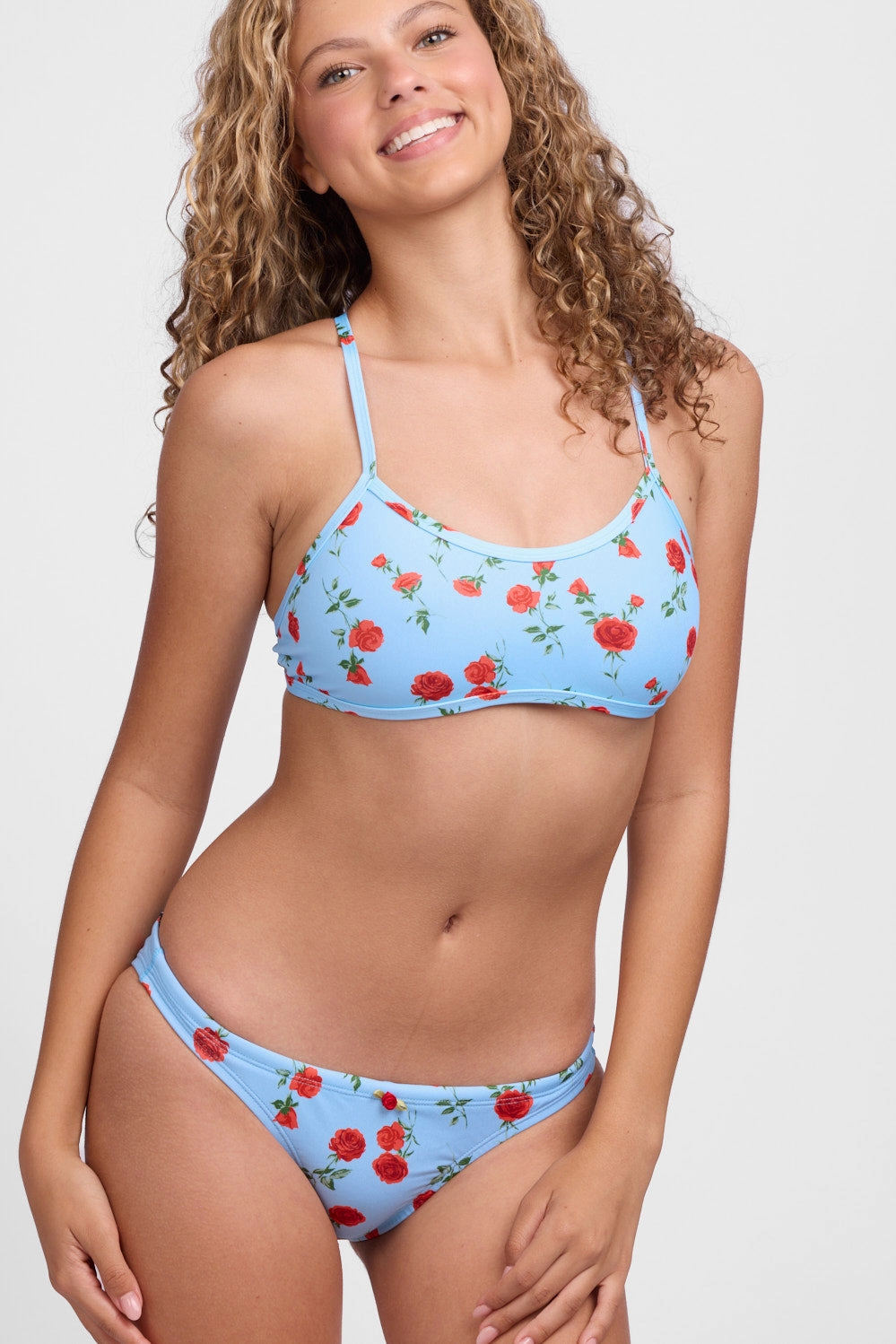 Europe Bikini Bottom - Wild Rose