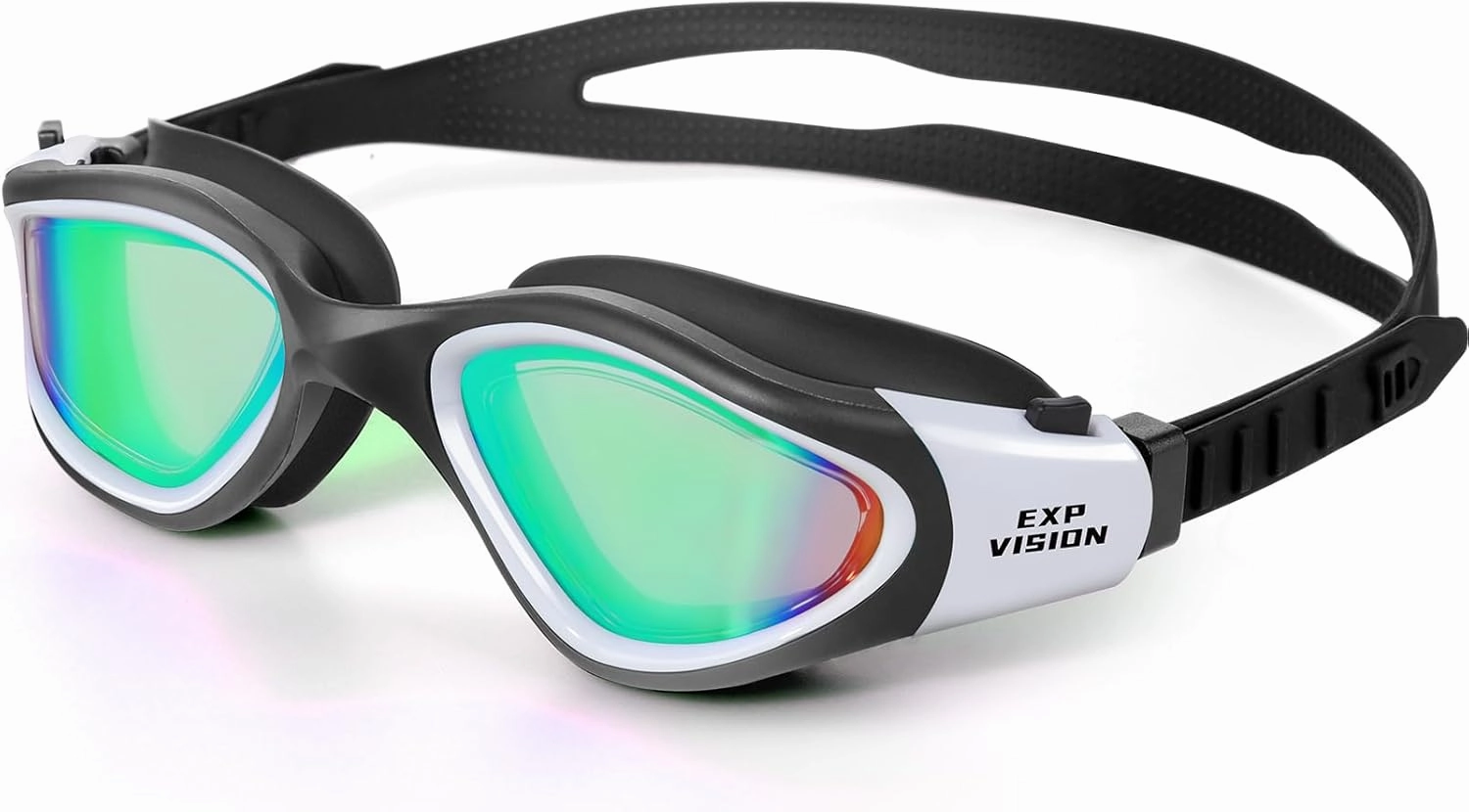 EXP VISION Adult Swim Goggles, Anti Fog Swimming Goggles Women Men No Leaking Triathlon Water Goggles