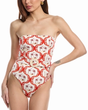 FARM Rio Summer Beach Strapless One-Piece