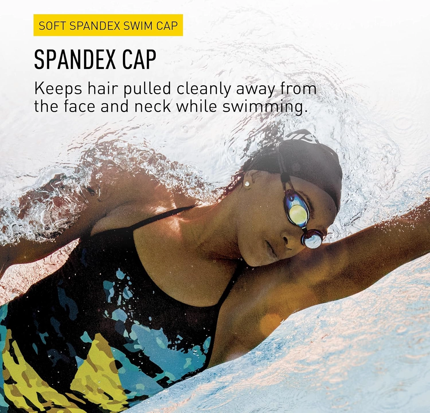 Finis Spandex Cap - Swimming Cap for Women and Men