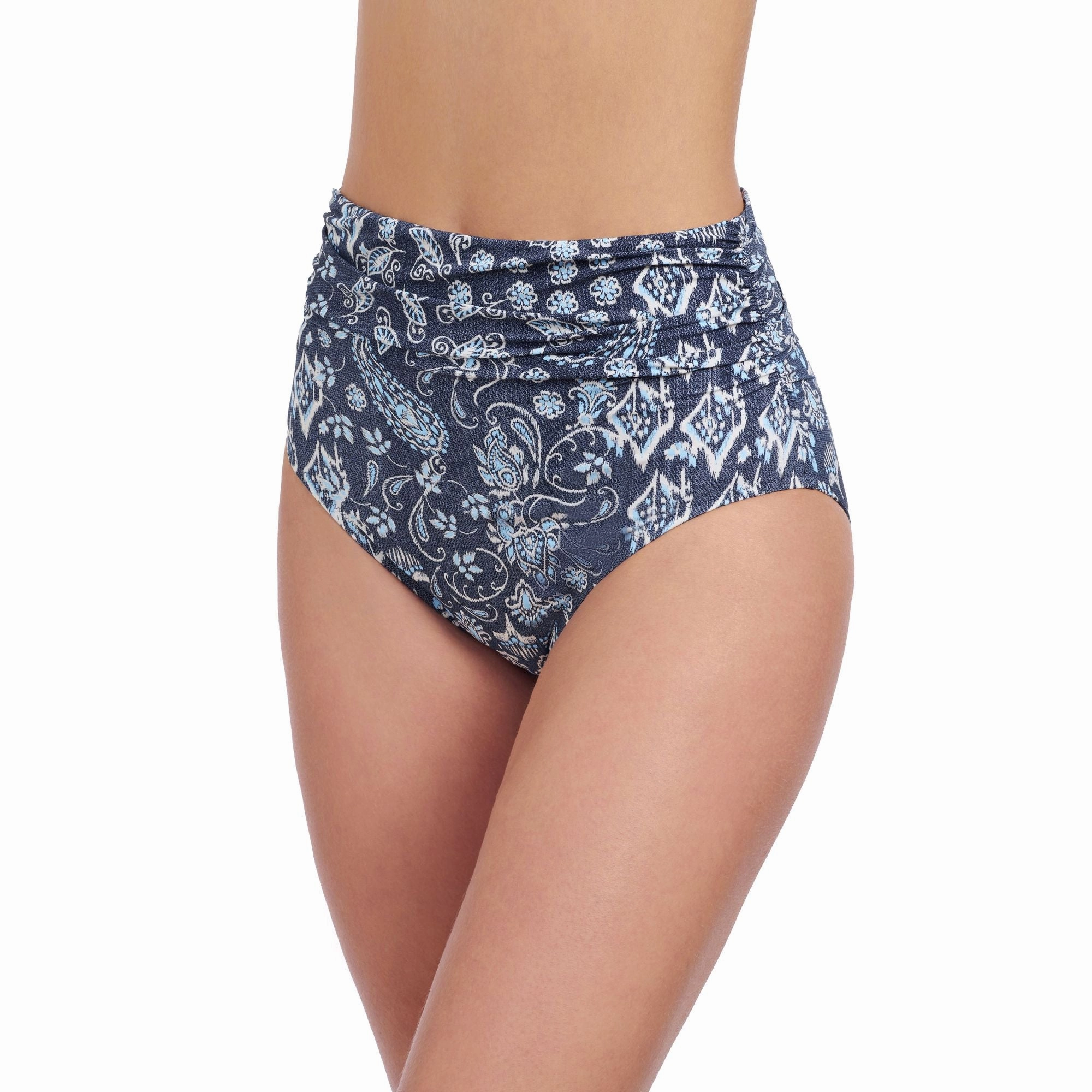 Flores Shirred High Waist Pant