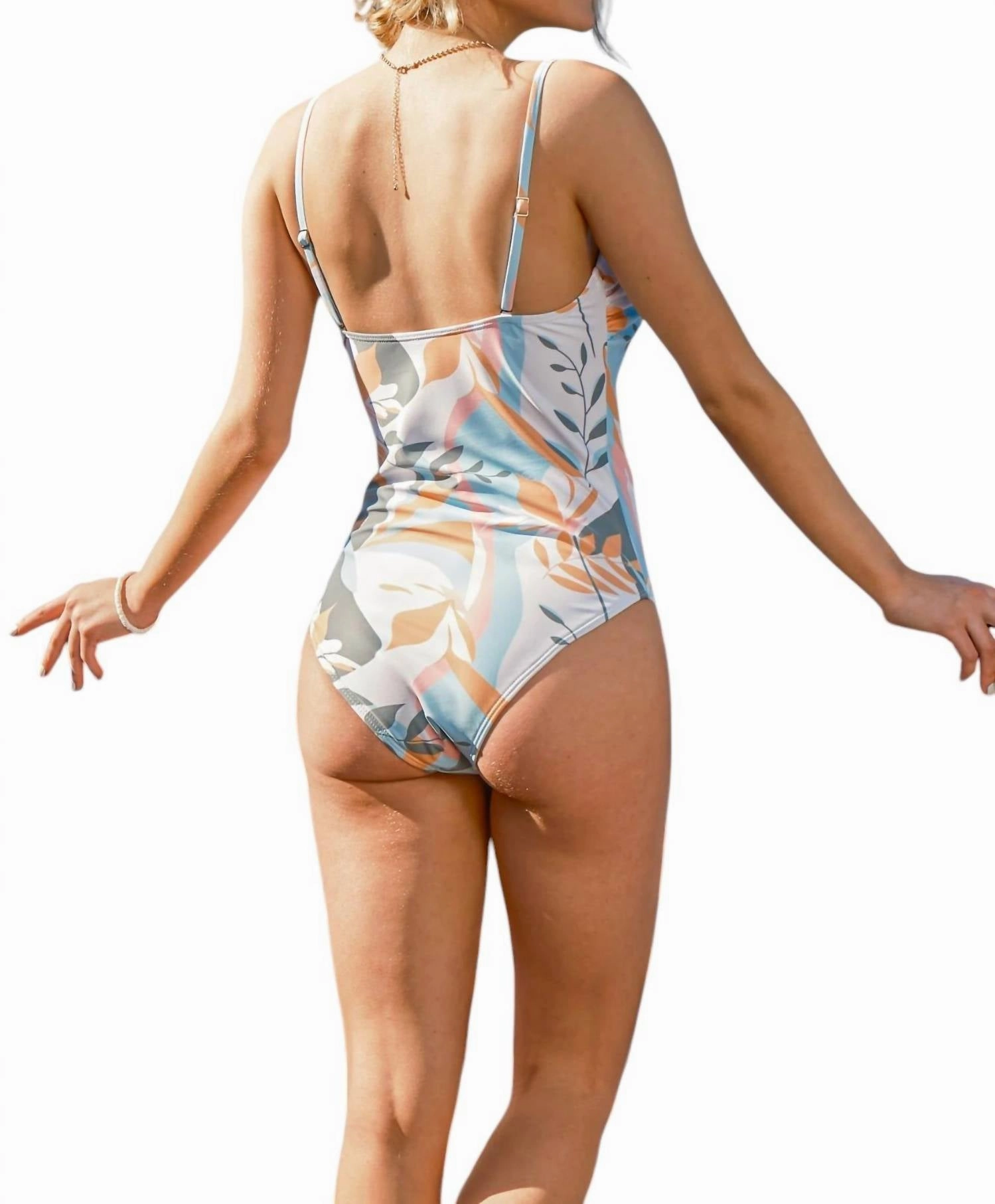 Found My Paradise Swimsuit In Off White Multi