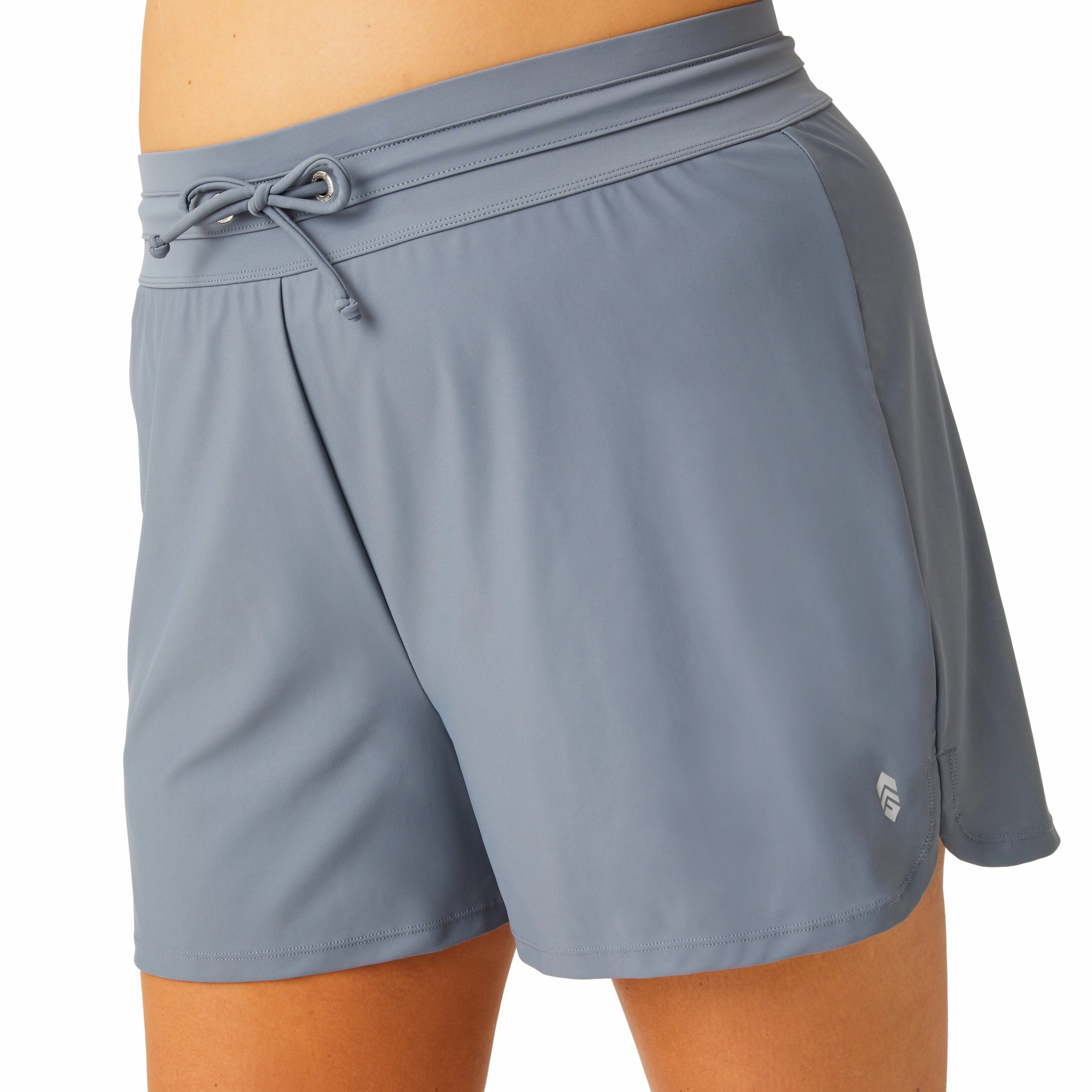 Free Country Women's Plus Size Drawstring Swim Short