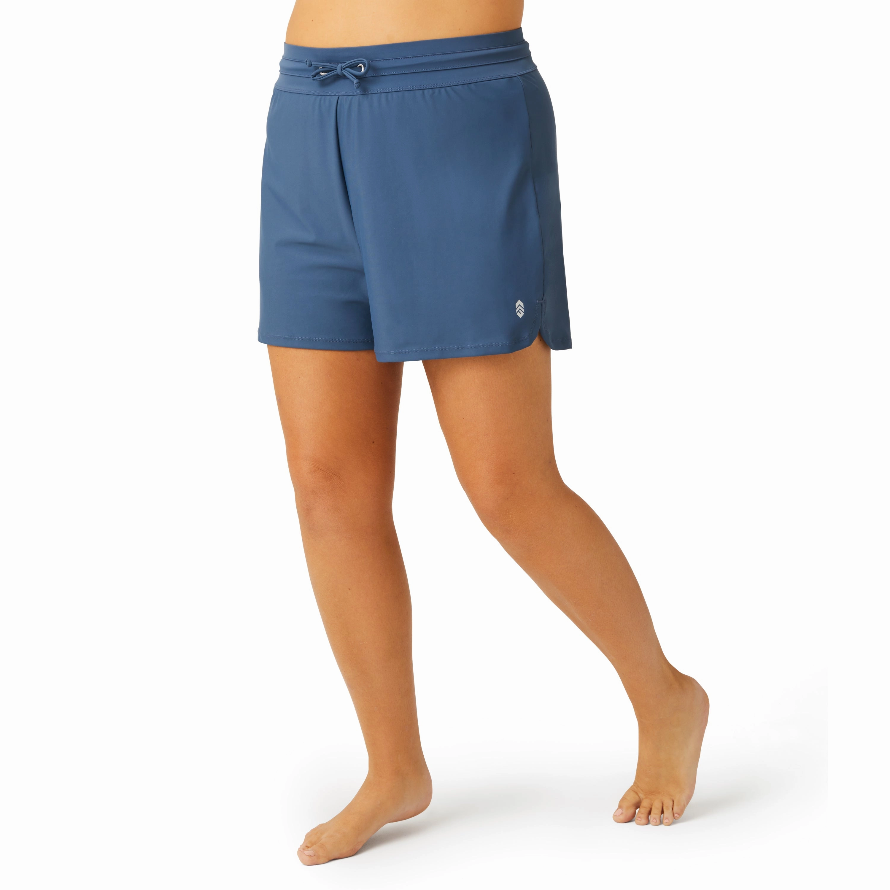 Free Country Women's Plus Size Drawstring Swim Short